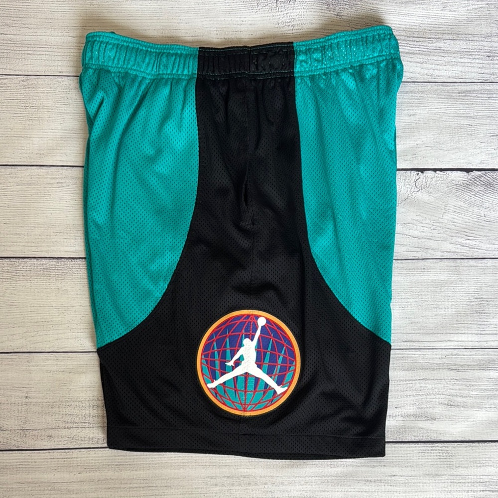 Jordan Brand Teal and Black Athletic Shorts XXL - Picture 4 of 6